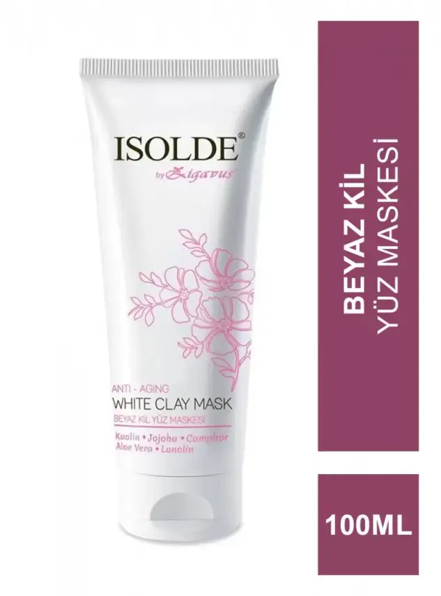 Zigavus Isolde White Clay Mask - Beyaz Kil Yüz Maskesi - 100ml - 2