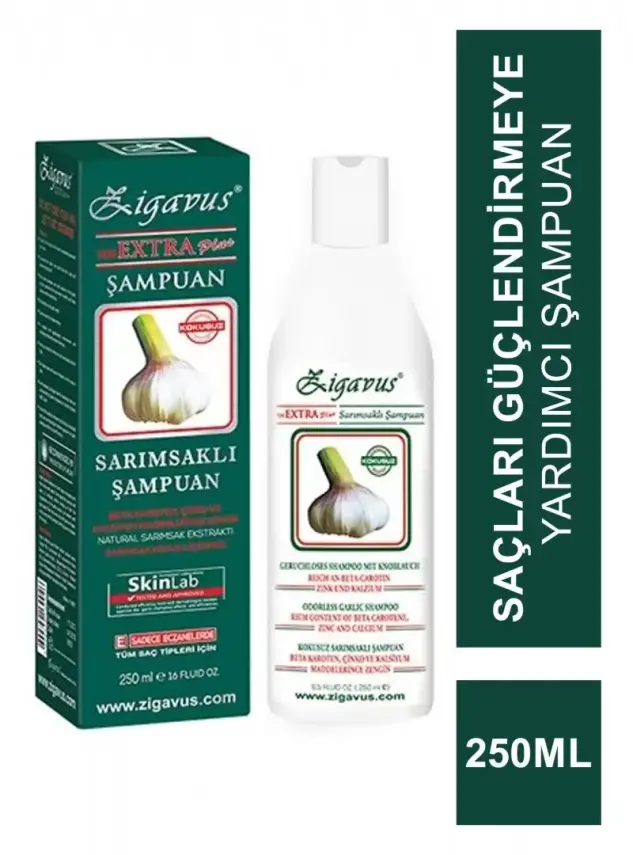 Zigavus Kokusuz Extra Plus Sarımsaklı Şampuan 250 ml - 2
