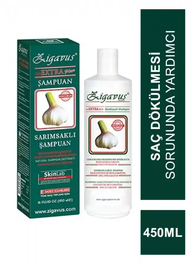 Zigavus Kokusuz Extra Plus Sarımsaklı Şampuan 450 ml - 2