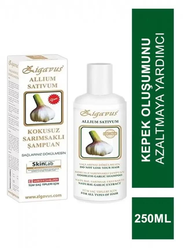 Zigavus Kokusuz Sarımsak Ekstraklı Şampuan 250 ml - 2