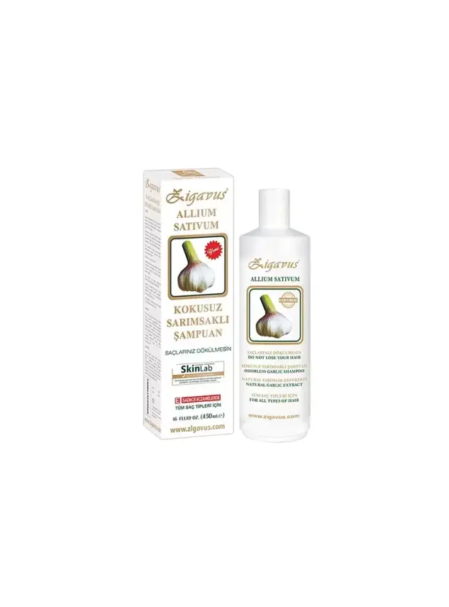 Zigavus Kokusuz Sarımsak Ekstraklı Şampuan 450ml - 1