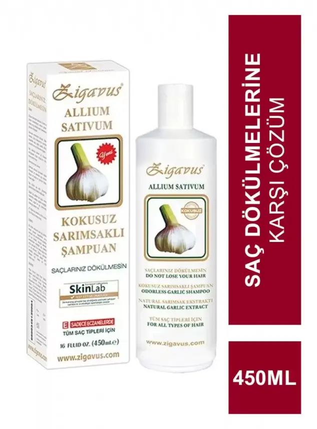 Zigavus Kokusuz Sarımsak Ekstraklı Şampuan 450ml - 2