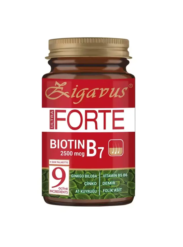 Zigavus Ultra Forte Biotin B7 2500mcg 30 Tablet - 1
