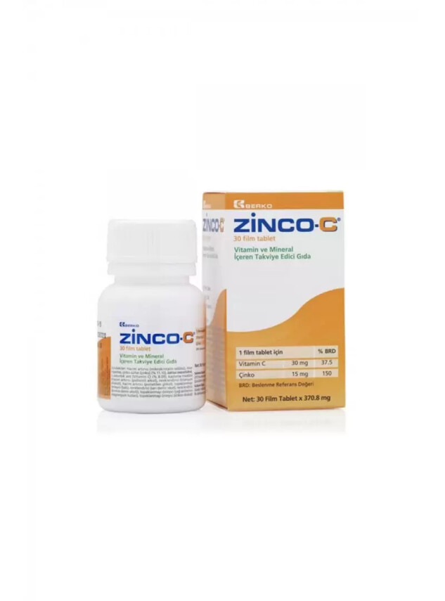 Zinco-c 15 mg 30 Tablet - Berko